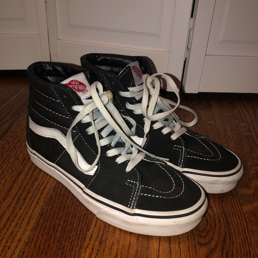 black high top vans